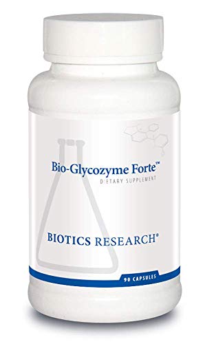 Biotics Research Bio Glycozyme Forte Multivitamin for Glycolytic Support, Vanadium, Zinc, Chromium, Manganese, Inositol, Catalase, Healthy Blood Sugar Levels and Homocysteine 90 Capsules