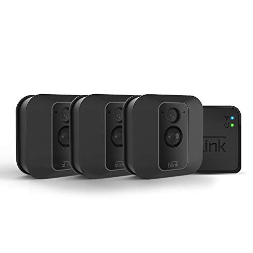 Blink XT2 Outdoor/Indoor Smart Security Camera with cloud storage included, 2-way audio, 2-year battery life â€“ 3 camera kit