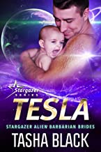 Book Cover Tesla: Stargazer Alien Barbarian Brides #2
