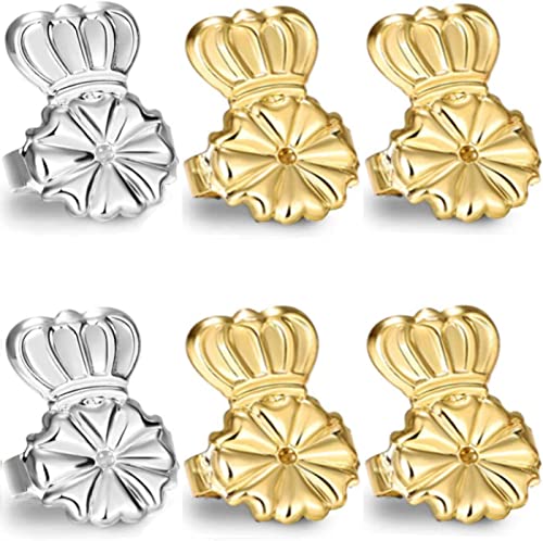 ANCHORA Original Magic Earring Backs for Droopy Ears | Earring Lifters for Heavy Earring | Earing Lifter Backs BAX | Earlobe Secure Clear Miracle