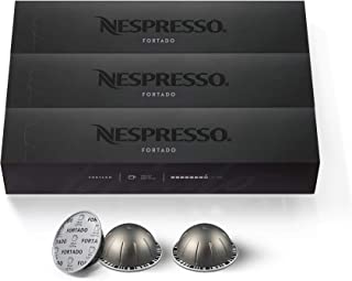 Book Cover Nespresso VertuoLine Fortado Gran Lungo, Indian Robusta, 30 Capsules