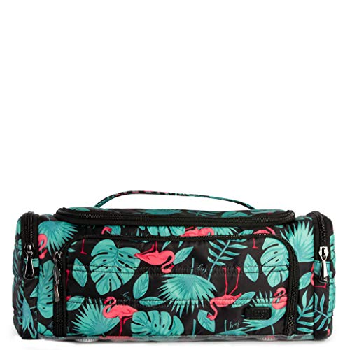 Lug Women's Trolley Cosmetic Case, Flamingo Black, One Size