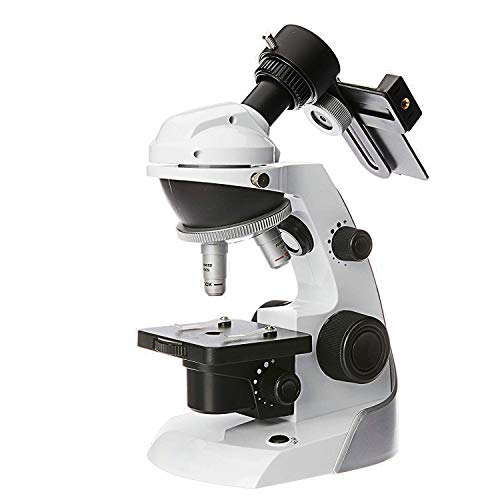 SWIFT Microscope SS30-8001, Kids Ultimate Microscope STEM Kit with 42 PCS Accessories, including Smartphone Adapter, 10 PCS Blank Slides etc, 60X-200X, Top Pick of Microscopes for Beginners