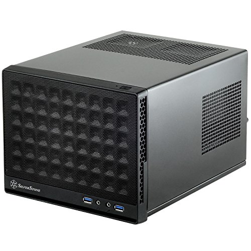Book Cover SilverStone Technology Ultra Compact Mini-ITX Computer Case with Mesh Front Panel Black (SST-SG13B-USA)