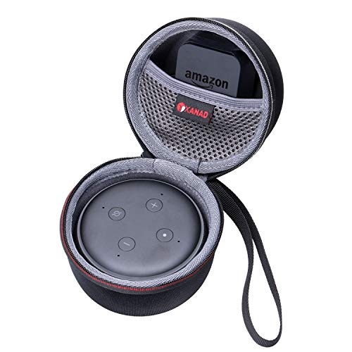 XANAD Case Compatible for All New Echo Dot 3rd Gen Smart Speaker with Alexa Carrying Bag