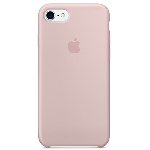 Book Cover Dawsofl Soft Silicone Case Cover for Apple iPhone 8 (4.7inch) Boxed- Retail Packaging (Pink Sand)