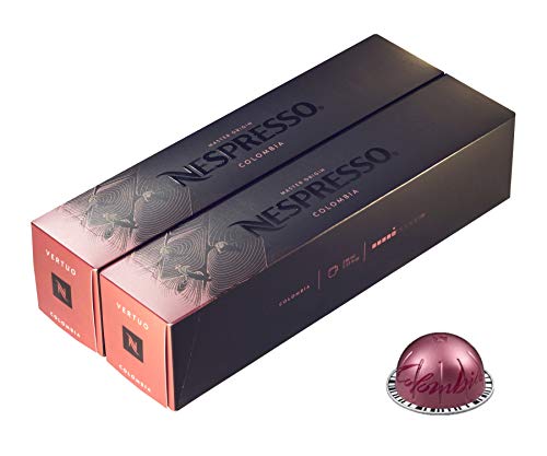 Nespresso VertuoLine Master Origin Colombia Coffee (7.7 ounce), 20 Count [ Import from EU and UK ]