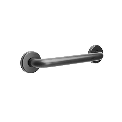 CSI Bathware BAR-SB36-TW-125-MB Series Straight Safety Grab Bar, Matte Black, 91.5 cm