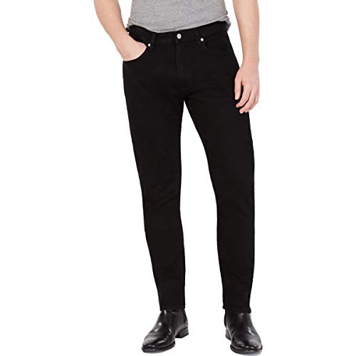 Calvin Klein Men's Athletic Taper Fit Jeans, Fantastic Black, 32W x 30L