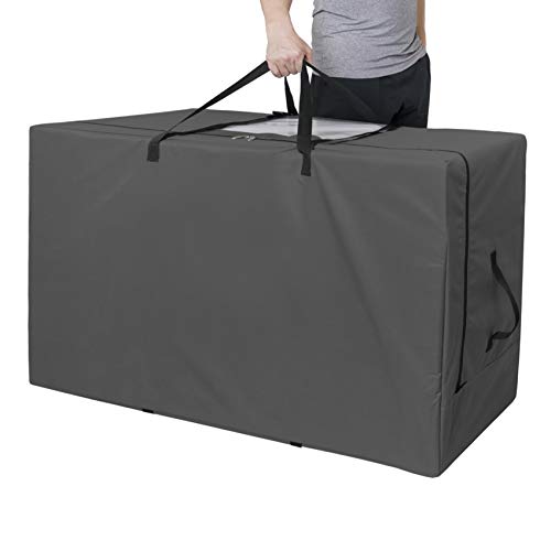 Cuddly Nest Folding Mattress Storage Bag - Heavy Duty Carry Case for Tri-Fold Guest Bed Mattress (Fits 4-6 inch Narrow Twin Queen Mattress)