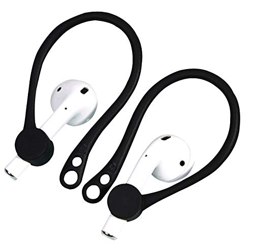 BLLQ Earhook for AirPods [Anti-Drop][Comfortable] [Fit] [Durable], for AirPod Earbud EarHooks ，Black