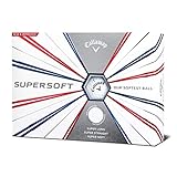 Callaway Golf Supersoft Golf Balls (White ),12 pack, Prior Generation