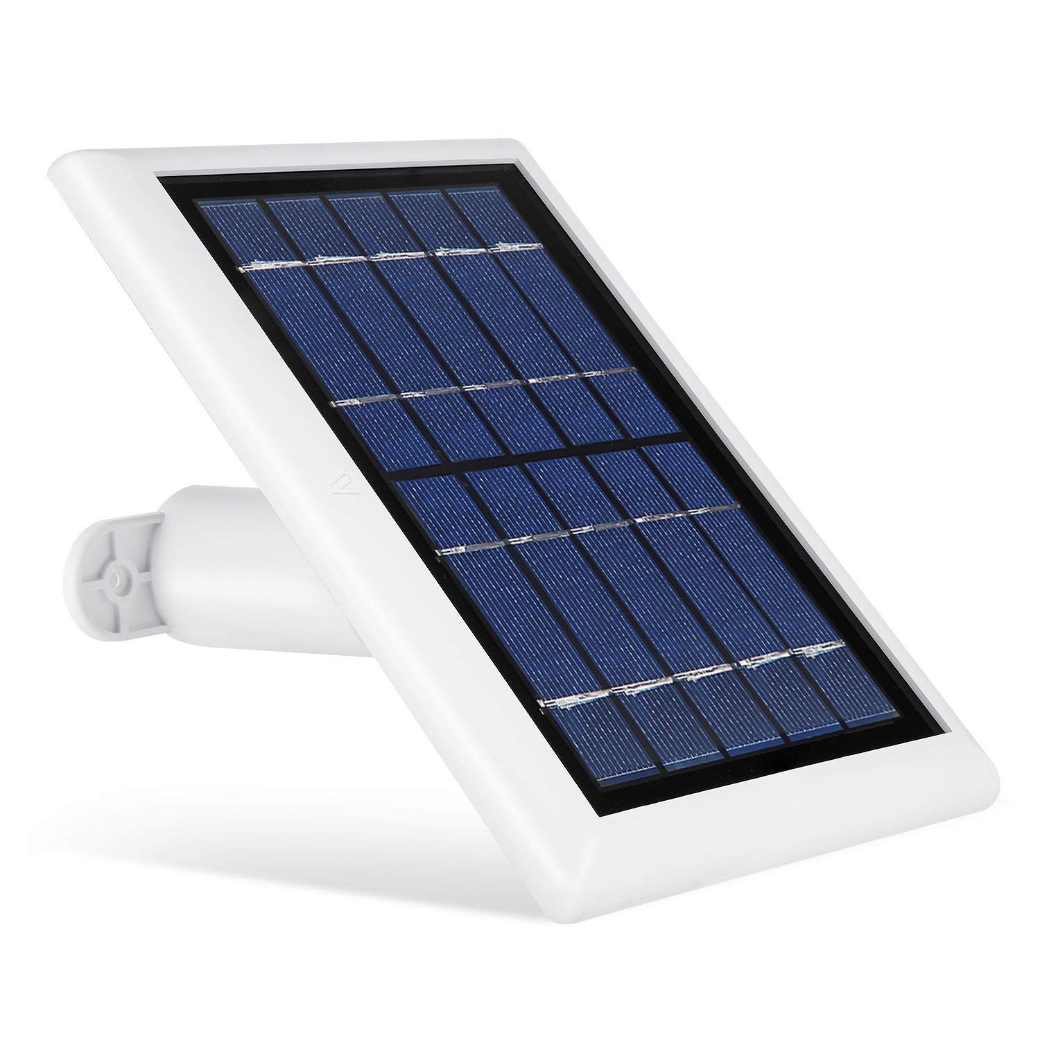 Wasserstein Solar Panel Compatible with Arlo Pro, Arlo Pro 2 - Power Your Arlo Surveillance Camera continuously (White)