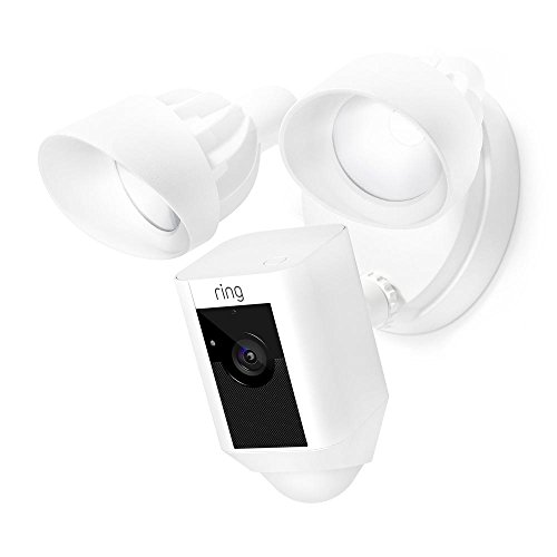 Book Cover Ring, DB-Ring-FLCAM-W, Ring Floodlight Cam/Motion-Activated/Siren Alarm / 2-Way Talk / 1080p / White Case