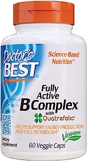 Doctor's Best Fully Active B Complex Vegan Capsules, 60Count