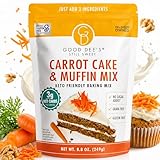 Good Dees Low Carb Baking Mix, Carrot Muffin & Cake Mix, Keto Baking Mix, No Sugar Added, Gluten Free, Dairy-Free, Diabetic (Pack of 1)