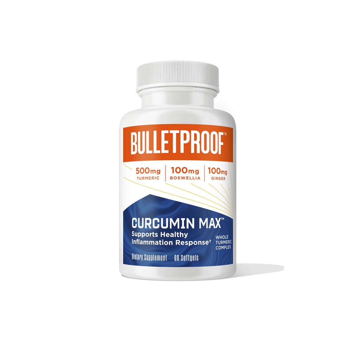 Book Cover Bulletproof Curcumin Max Inflammation Response Softgels, 60 Count, Keto Supplement for Joint and Inflammation Support