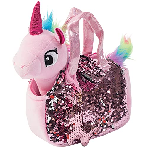 Little Jupiter Plush Pet Set with Purse - Unicorns Gifts for Girls - Unicorn Stuffed Animals - Unicorn Stuffed Animals for Girls - Unicorn Plush - Stuffed Unicorns - Unicorn - for Age 4-5 - 6-7 yrs