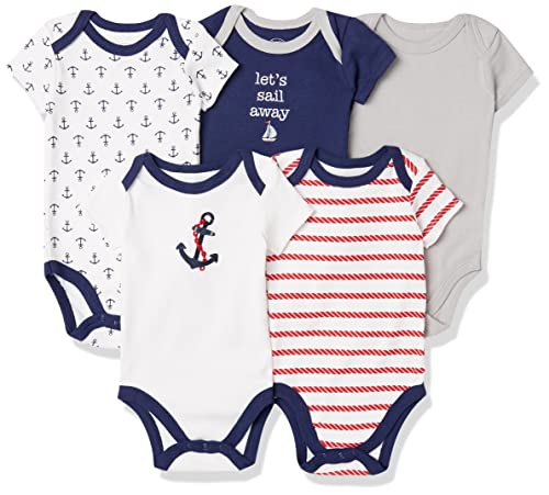 Luvable Friends Baby Girls' Cotton Bodysuits