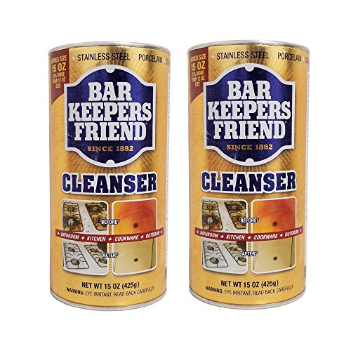 Bar Keepers Friend Powdered Cleanser & Polish 15-Ounces (2-Pack)