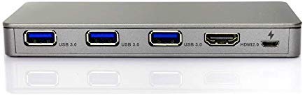 USB C Hub Multiport Adapter with Office(4K60Hz), Framonics USB C to HDMI 4K60Hz Output, 4-Ports USB 3.0 with Micro USB Charging Port, Compatible for MacBook/PC/Phone with Type c Port