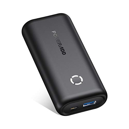 POWERADD EnergyCell 10000 Compact Portable Charger, Smallest 10000mAh Power Bank Compatible for iPhone, Samsung Galaxy and More