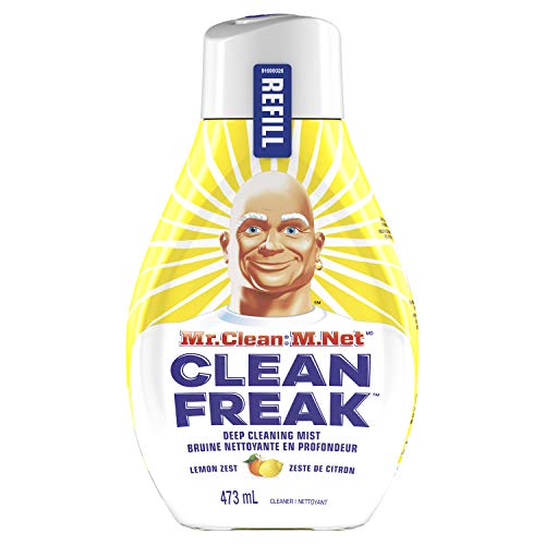 Mr. Clean, Deep Cleaning Mist Multi-Surface Spray, Lemon Zest Scent Refill, 1 Count, 16 Fl Ounce