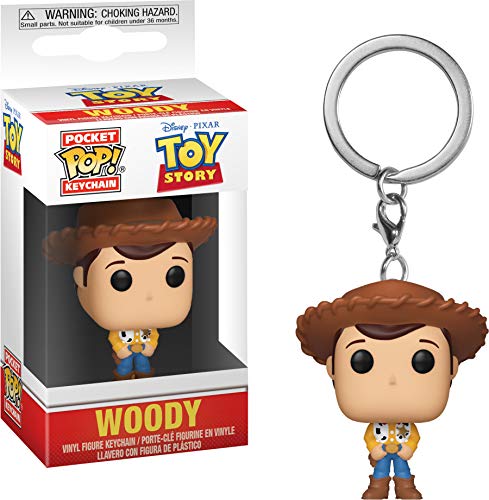 Book Cover Funko Pop Keychain: Toy Story - Woody, Multicolor