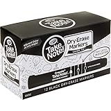 Crayola Take Note Black Dry Erase Markers, Kids At Home Activities, Chisel Tip, Office & School Supplies, 12 Count