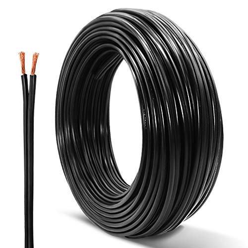 FIRMERST 12/2 Low Voltage Wire Outdoor Landscape Lighting Cable 100 Feet
