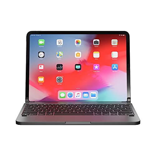 Brydge 11.0 Pro Wireless Keyboard | Compatible with iPad Pro 11-inch (2018) | Backlit Keys | Long Battery Life | (Space Gray)