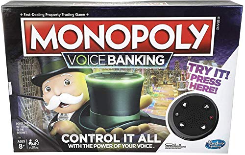 Monopoly Voice Banking Electronic Family Friendly Fun Board Game Hasbro