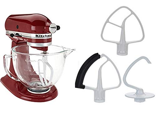 KitchenAid 5-Quart Stand Mixer Glass Bowl Gloss Cinamon