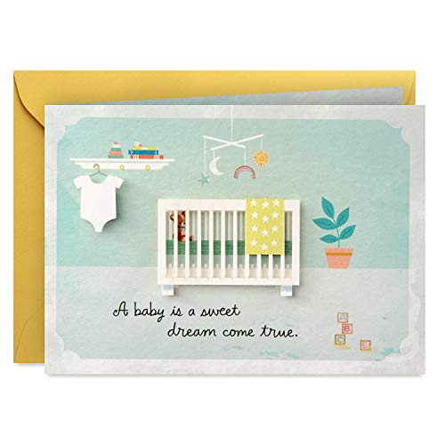 Book Cover Hallmark Paper Wonder Pop Up Baby Shower Card (Sweet Dream Come True)