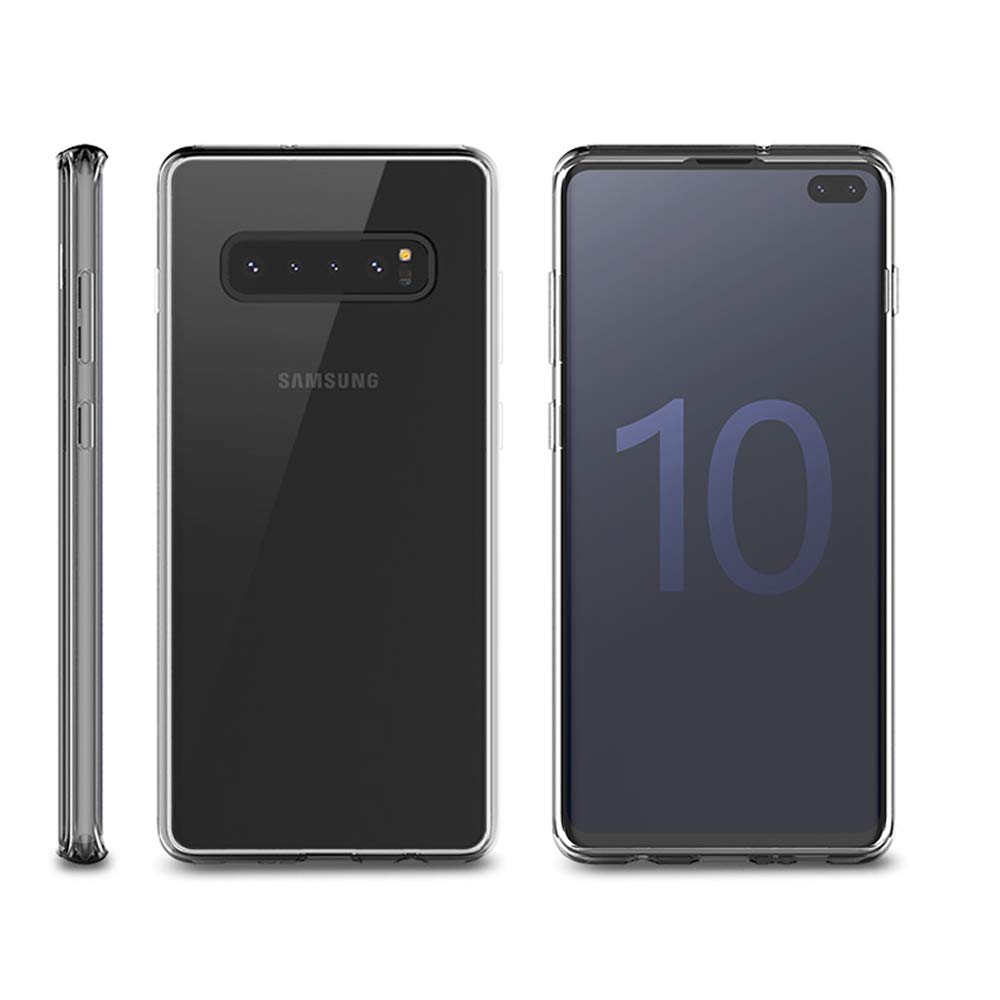 Samsung Galaxy S10 Case Compatible Samsung S10, Ultra Thin Transparent Crystal Clear PC Back Cover with Soft TPU Frame Anti-Scratch Case Compatible with Samsung Galaxy S10