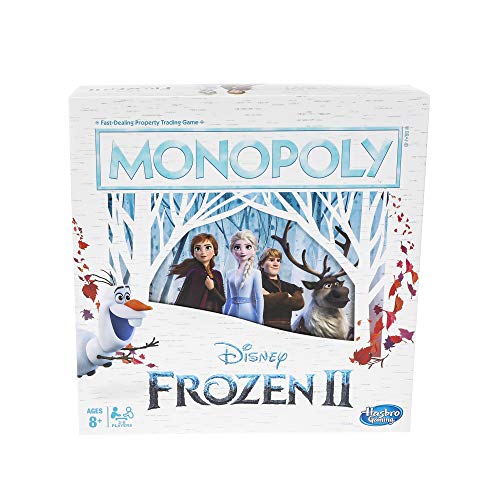 Book Cover Monopoly Game: Disney Frozen 2 Edition Board Game for Ages 8 and Up