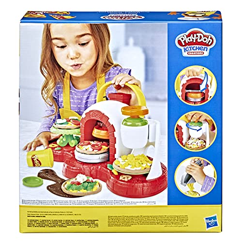 Book Cover Play-Doh Stamp 'N Top Pizza Oven Toy with 5 Non-Toxic Colors