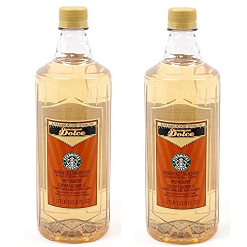 Starbucks Flavored Syrup (Cinnamon Dolce, 2 Bottle Pack)