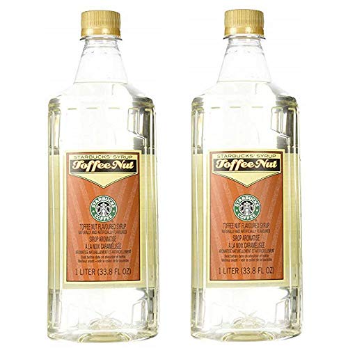 Starbucks Flavored Syrup (Toffee Nut, 2 Bottle Pack)