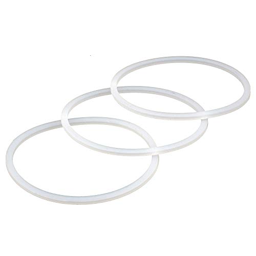 Book Cover County Line Kitchen Flip Cap Lid Replacement Seals - Wide Mouth, 3 Pack