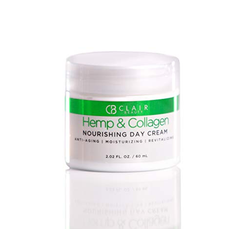 Hemp & Collagen Nourishing Day Cream - Moisturizes & Restores Skin Tone | Reduces Appearance Of Wrinkles and Fine Lines - 60mL