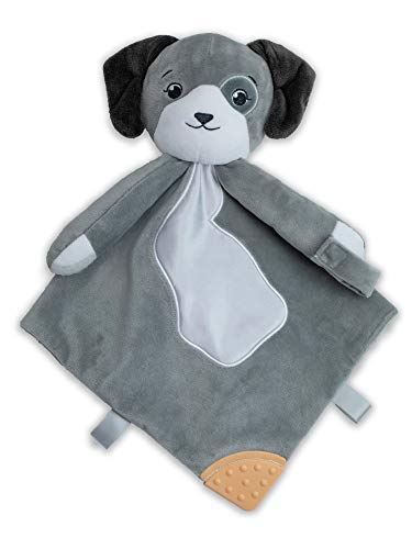 Baby Security Blanket Stuffed Animal Sleep Soother - White Noise Sound Machine & Snuggle Blanket - Lullaby Music & Pink Sound Sleeping Aid for Boy - Girl, Puppy Dog, Washable Design