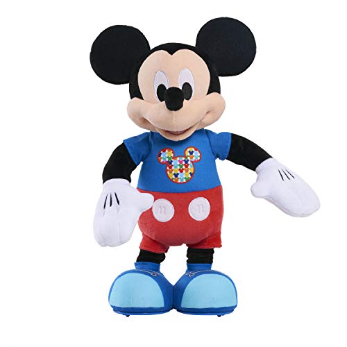 Book Cover Disney Junior Hot Dog Dance Break Mickey Mouse, Interactive Plush Toy, Lights Up and Sings 