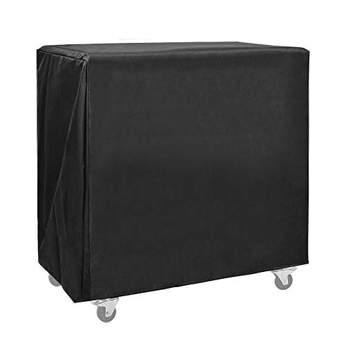 80 Quart Cooler Cart Cover, 32"X17.5"X31.5", Fits Most 80 Quart Rolling Ice Chest, Black, Water Resistant, UV Resistant