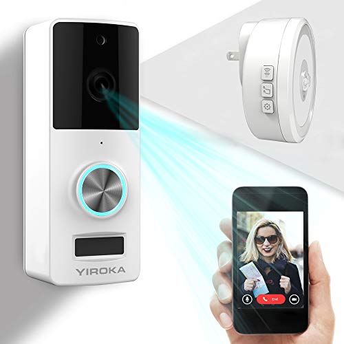 Book Cover Yiroka Video Doorbell (White Video doorbell)