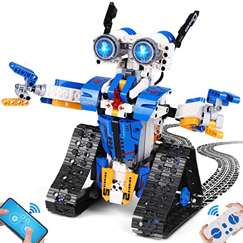 Book Cover AOKESI Building Block Robot Kits, Robot Toys for 8-12 Year Old Boys Girls with APP or Remote Control, STEM Projects Educational Birthday Gifts for Kids Teens Age 8 9 10 11 12, 2022 New (507Pieces)
