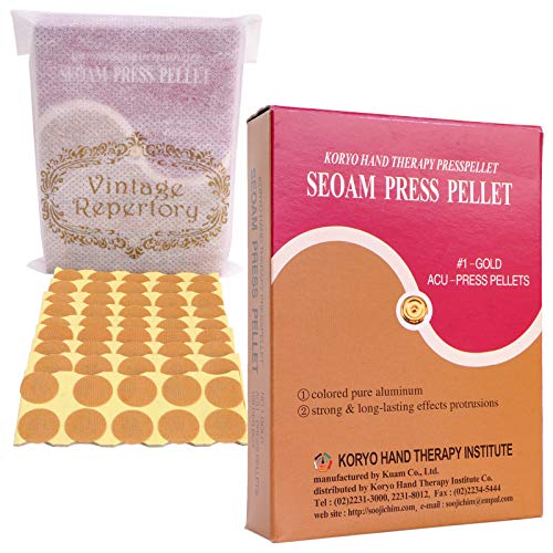 Korean Koryo Hand Therapy - KHT Seoam Seoambong Press Pellet #1-Gold (1)