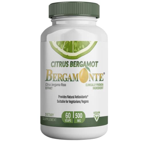 Citrus Bergamot Capsules 1,000 mg per Serving (2) 60 Capsules - (Patented Bergamonte Vegan)