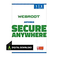 Webroot Antivirus Software 2022 | Protection against Computer Virus, Malware, Phishing and moreÂ |Â 3-Device | 1-Year SubscriptionÂ |Â Download
