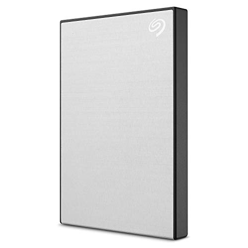 Seagate Backup Plus Slim 2TB External Hard Drive Portable HDD â€“ Silver USB 3.0 For PC Laptop And Mac, 1 year Mylio Create, 2 Months Adobe CC Photography (STHN2000401)